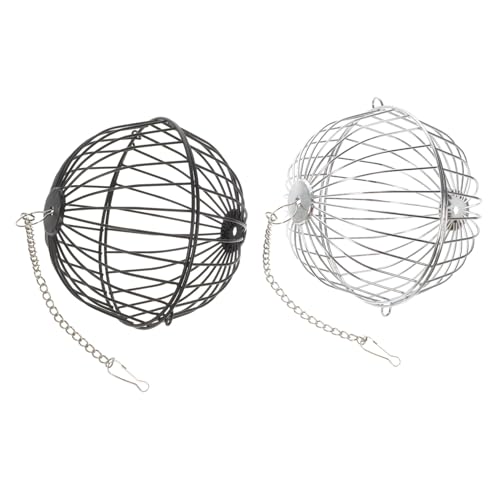CLISPEED 2 Stück Teiliges Hängendes Futterspender für Kleine Haustiere Wie Kaninchen und Meerschweinchen Robustes Design mit Abrieb und Bissfestigkeit Platzsparend und Langlebig von CLISPEED