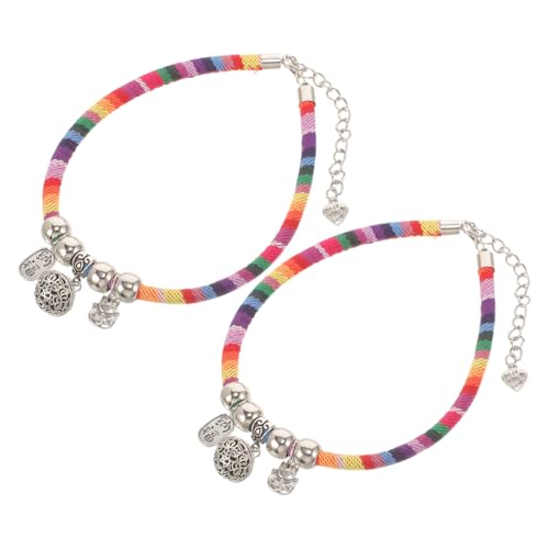 CLISPEED 2 Stück Teiliges Katzen und Hundehalsband mit Glöckchen Leichtes Bequemes Ethno Design Dekoratives Haustierhalsband für Farbenfrohes Rundperlen Ornament CLISPEED 2 Stück Teiliges Katzen und Hundehalsband mit Glöckchen Leichtes Bequemes Ethno Design Dekoratives Haustierhalsband für Farbenfrohes Rundperlen Ornament von CLISPEED