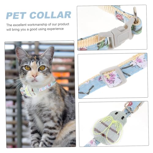 CLISPEED 2 Stück Verstellbare Katzenhalsbänder mit Sicherheitsverschluss Flexible Neckties für Kätzchen Halsketten in Blau und Leicht Anzulegen und Angenehm zu Tragen CLISPEED 2 Stück Verstellbare Katzenhalsbänder mit Sicherheitsverschluss Flexible Neckties für Kätzchen Halsketten in Blau und Leicht Anzulegen und Angenehm zu Tragen von CLISPEED