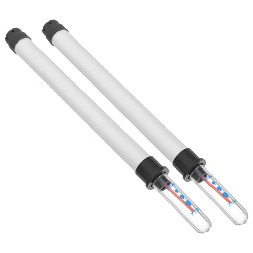 CLISPEED 2 Stück Wasserstandsanzeige Wasserwaage für Pflanzen Wasserstandssensor Erinnerung an Wassermangel Pflanze Blumenzähler Wann Wasseranzeige Pflanzenbewässerungsgeräte Plastik Weiß von CLISPEED