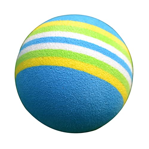 CLISPEED 20 STK Regenbogen-Schaum-Golfball Farbiger Golfball Regenbogen-trainingsball Golftrainingsball Für Anfänger Spielball Für Haustiere Hunde Apportierball Kind Schwamm Elastizität von CLISPEED