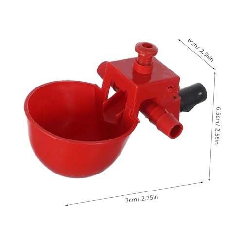 CLISPEED 20 Stück Teiliges Automatische Hühnertränke Rot Einstellbare Wassermenge Robuste Geflügel Wasserschalen für Küken Tauben und Geflügel Langlebig und Einfach zu Zufällige Farbe CLISPEED 20 Stück Teiliges Automatische Hühnertränke Rot Einstellbare Wassermenge Robuste Geflügel Wasserschalen für Küken Tauben und Geflügel Langlebig und Einfach zu Zufällige Farbe von CLISPEED