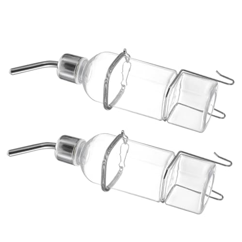 CLISPEED 2Stücke Hängende Trinkflasche Für Haustiere Auslaufsichere Wasserzufuhr Für Andere Kleintiere Automatischer Wasserfeeder Für Optimale Hydration von CLISPEED