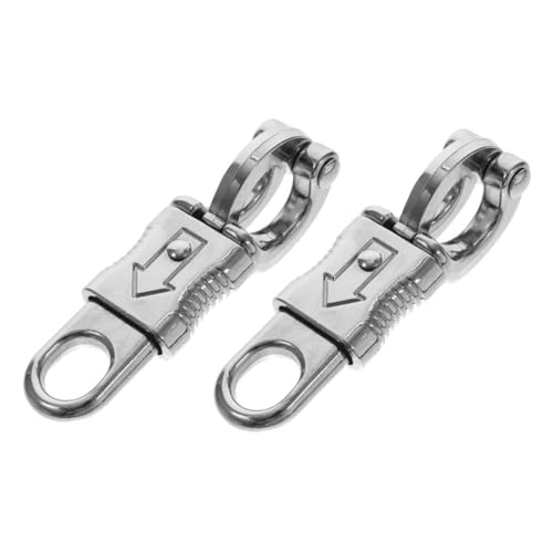 CLISPEED 2stücke Schnellverschluss Karabinerhaken Paracord Seil Clips Outdoor Seilhaken Mit Schnappverschluss Für Pferde Training Und Zubehör von CLISPEED