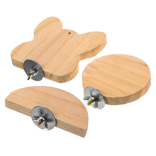 CLISPEED 3 Stück Holzplattform für Hamster und Vögel Teiliges aus Robustem Naturholz Vielseitiges Kletter und für Käfige Geeignet für Meerschweinchen Papageien und Zwerghamster CLISPEED 3 Stück Holzplattform für Hamster und Vögel Teiliges aus Robustem Naturholz Vielseitiges Kletter und für Käfige Geeignet für Meerschweinchen Papageien und Zwerghamster von CLISPEED
