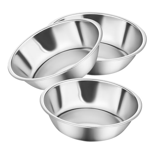 CLISPEED 3 Stück Katzennapf aus Edelstahl Kätzchen Schüssel Katzengericht mehrere katzenfutter schüssel katzenfutterstation Haustierbedarf Behälter für Hundefutter Rostfreier Stahl Silver CLISPEED 3 Stück Katzennapf aus Edelstahl Kätzchen Schüssel Katzengericht mehrere katzenfutter schüssel katzenfutterstation Haustierbedarf Behälter für Hundefutter Rostfreier Stahl Silver von CLISPEED