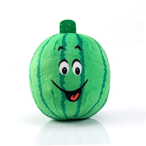 CLISPEED 3 Stück Teiliges Cartoon Plüschspielzeug für Lustiges Pädagogisches mit Wassermelonen Geräusch Beißspielzeug zur des Kauverhaltens Sicher und Langlebig für Haustiere von CLISPEED