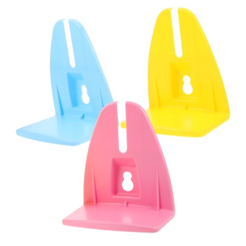 CLISPEED 3 Stück Teiliges Hamsterlaufrad Ständer aus Langlebigem Kunststoff Geräuscharm für Kleintiere Wie Hamster Optimaler Halter für Trinkflaschen und Laufräder von CLISPEED