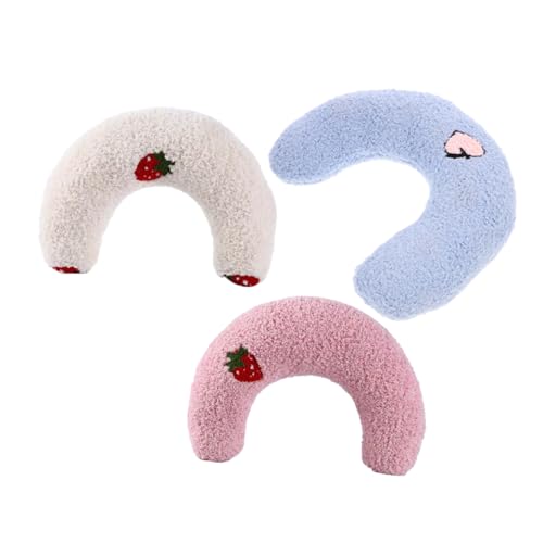 CLISPEED 3 Stück Teiliges U Förmiges Katzenkissen für Kleine Haustiere Beruhigendes Schlafkissen Maschinenwaschbar Komfortables Reise und Indoor Nickerchen für Katzen und Welpen CLISPEED 3 Stück Teiliges U Förmiges Katzenkissen für Kleine Haustiere Beruhigendes Schlafkissen Maschinenwaschbar Komfortables Reise und Indoor Nickerchen für Katzen und Welpen von CLISPEED