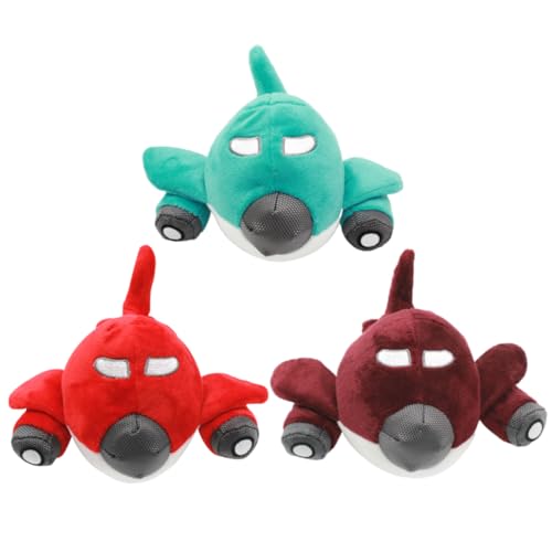 CLISPEED 3 Stück Zahnspielzeug Interaktives Plush -Flugzeug -flugzeugspielzeug Waschbares Haltbares Hundespielzeug Sensorisch Hunde Langeweile Für Multi- Quietschend Schlüssel CLISPEED 3 Stück Zahnspielzeug Interaktives Plush -Flugzeug -flugzeugspielzeug Waschbares Haltbares Hundespielzeug Sensorisch Hunde Langeweile Für Multi- Quietschend Schlüssel von CLISPEED