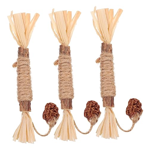 CLISPEED 3Stücke Silvervine Sticks Für Katzen Natürliche Kauspielzeuge Zur Zahnreinigung Und Beschäftigung Interaktive Katzenspielzeuge Für Gesunde Zähne Und Zahnfleischpflege CLISPEED 3Stücke Silvervine Sticks Für Katzen Natürliche Kauspielzeuge Zur Zahnreinigung Und Beschäftigung Interaktive Katzenspielzeuge Für Gesunde Zähne Und Zahnfleischpflege von CLISPEED