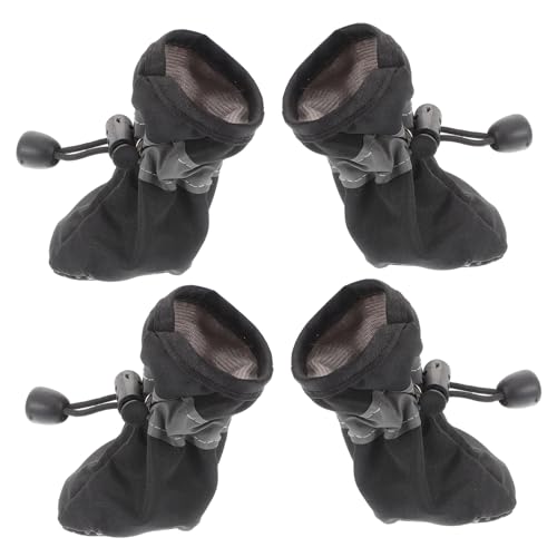 CLISPEED 4 Stück Hundeschuhe für Katzen Teiliges rutschfeste Pfotenschützer Atmungsaktive und wasserdichte Boots Medium für Drinnen und Draußen CLISPEED 4 Stück Hundeschuhe für Katzen Teiliges rutschfeste Pfotenschützer Atmungsaktive und wasserdichte Boots Medium für Drinnen und Draußen von CLISPEED