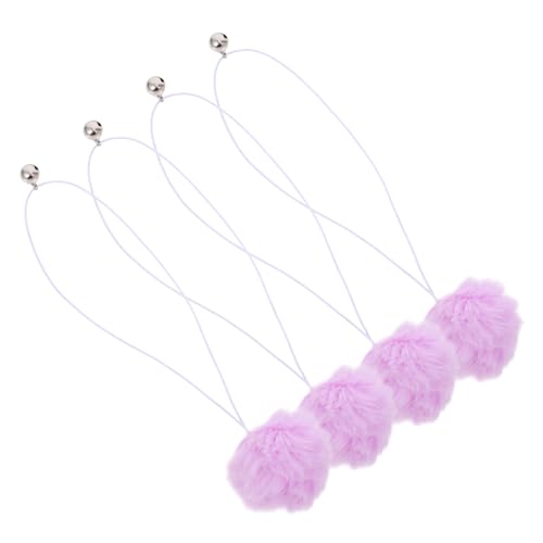 CLISPEED 4 Stück Katzenkratzbaum Ersatzball Katzenspielzeug Mit Bällen Katzenbäume Hängeball Katzenbälle Mit Glocke Interaktives Ball Katzenspielzeug Katzenhängespielzeug Violetter Plüsch CLISPEED 4 Stück Katzenkratzbaum Ersatzball Katzenspielzeug Mit Bällen Katzenbäume Hängeball Katzenbälle Mit Glocke Interaktives Ball Katzenspielzeug Katzenhängespielzeug Violetter Plüsch von CLISPEED