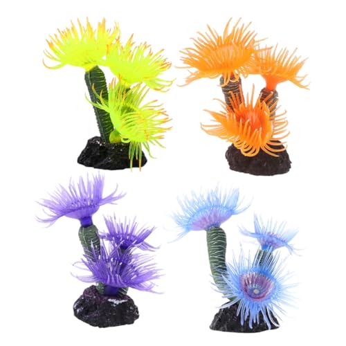 CLISPEED 4 Stück Korallenpflanzen aus Strapazierfähigem Resin Fische Dekoration für Süß und Aquarien Fördert das Wohlbefinden Fische CLISPEED 4 Stück Korallenpflanzen aus Strapazierfähigem Resin Fische Dekoration für Süß und Aquarien Fördert das Wohlbefinden Fische von CLISPEED