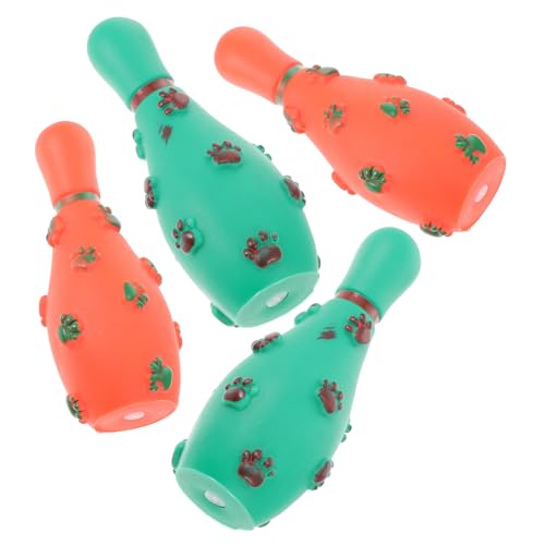 CLISPEED 4 Stück Teiliges Hundespielzeug aus Langlebigem Kautschuk Quietschende Bowlingkugeln für Kleine und Mittelgroße Hunde Interaktives Beißspielzeug zur Zahnpflege und Zufällige Farbe CLISPEED 4 Stück Teiliges Hundespielzeug aus Langlebigem Kautschuk Quietschende Bowlingkugeln für Kleine und Mittelgroße Hunde Interaktives Beißspielzeug zur Zahnpflege und Zufällige Farbe von CLISPEED