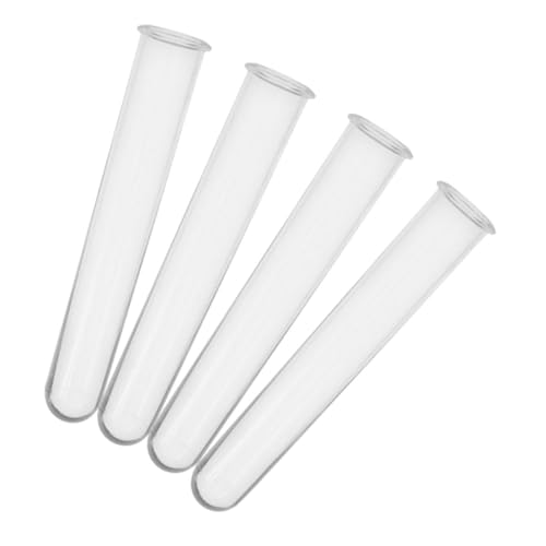 CLISPEED 4 Stück Teiliges Transparente Hydroponik Vase PC Reagenzglas für Frische Blumenvermehrung und Dekoration Sichtbare Wurzeln DIY Pflanzgefäß für Wohn und Bürogestaltung CLISPEED 4 Stück Teiliges Transparente Hydroponik Vase PC Reagenzglas für Frische Blumenvermehrung und Dekoration Sichtbare Wurzeln DIY Pflanzgefäß für Wohn und Bürogestaltung von CLISPEED