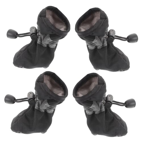 CLISPEED 4 Stück rutschfeste Hundeschuhe Teiliges mit Reflektierenden Materialien für Innenbereich Schützende und Bequeme Pfotenschutzschuhe für Mittelgroße CLISPEED 4 Stück rutschfeste Hundeschuhe Teiliges mit Reflektierenden Materialien für Innenbereich Schützende und Bequeme Pfotenschutzschuhe für Mittelgroße von CLISPEED