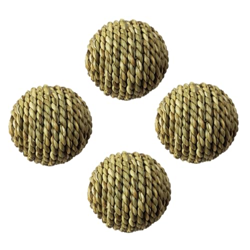 CLISPEED 4stücke Woven Ball Spielzeug Für Hamster Und Vögel Natürliches Nage Trainingsspielzeug Aus Strohmateriaal Große Sichere Und Haltbare Nager Vogelunterhaltung CLISPEED 4stücke Woven Ball Spielzeug Für Hamster Und Vögel Natürliches Nage Trainingsspielzeug Aus Strohmateriaal Große Sichere Und Haltbare Nager Vogelunterhaltung von CLISPEED