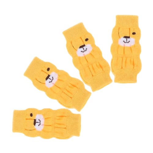 CLISPEED 4Stücke Rutsch Hundesocken aus Beinschützer für Haustiere für Outdoor Aktivitäten Schutzsocken für Sichere von CLISPEED