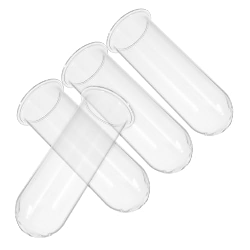 CLISPEED 4Stücke Transparente Reagenzglas Anzuchtgefäße Pflanzenvermehrungsröhren Für Kleine Terrarienpflanzen Für Hydrokultur Und Moderne Dekoration von CLISPEED