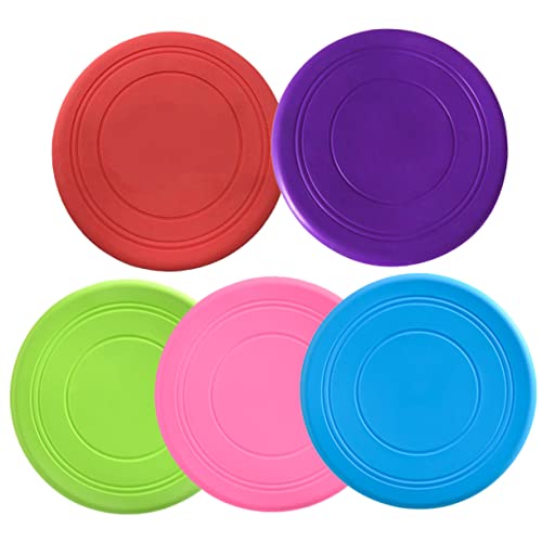 CLISPEED 5 Stück Haustier- wasserbahn Dog chew Toy für Hundespielzeug Outdoor Spielzeuge Hund fliegendes Plattenspielzeug Hund tägliche Zugversorgung Kieselgel von CLISPEED