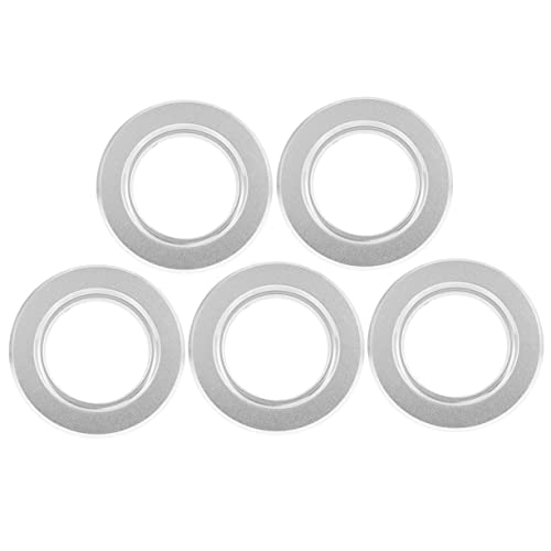 CLISPEED 5Er-Box Anti- für Zuchtbox Futterspender Nest Beschützer Feeder Eichhörnchen Haustier Fallen Geräte Specht Zuchtkoffer Anti-Biss-Ring Nistloch Metallring Eisen Silver von CLISPEED