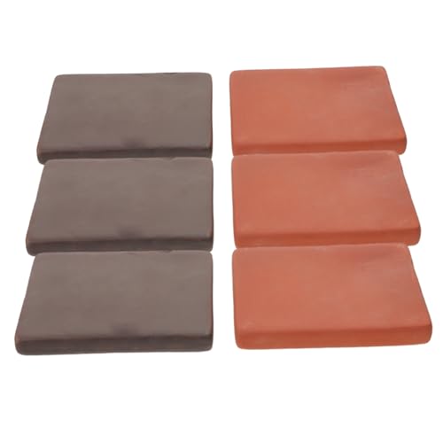 CLISPEED 6 Stück Handgefertigte rote Schlammziegel Fischfelsen natürliche Aquariendekoration Naturstein für Aquarium Fischtankfelsen Stein für Schildkrötenpanzer Keramikziegel CLISPEED 6 Stück Handgefertigte rote Schlammziegel Fischfelsen natürliche Aquariendekoration Naturstein für Aquarium Fischtankfelsen Stein für Schildkrötenpanzer Keramikziegel von CLISPEED