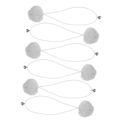 CLISPEED 6 Stück Katzenkratzbaum Ersatzbälle mit Glocke Interaktives Plüschspielzeug für Katzen Austauschbare Hängende Bälle für Kratzmöbel Spannendes Katzenspielzeug Spielen und Jagen CLISPEED 6 Stück Katzenkratzbaum Ersatzbälle mit Glocke Interaktives Plüschspielzeug für Katzen Austauschbare Hängende Bälle für Kratzmöbel Spannendes Katzenspielzeug Spielen und Jagen von CLISPEED