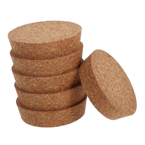 CLISPEED 6 Stück Korkdeckel für Pflanzgefäße Hydroponische Vase Verschluss Ersatzkorken für Terrarien Dekorative Blumentöpfe Zuhause Büro Hochzeit CLISPEED 6 Stück Korkdeckel für Pflanzgefäße Hydroponische Vase Verschluss Ersatzkorken für Terrarien Dekorative Blumentöpfe Zuhause Büro Hochzeit von CLISPEED