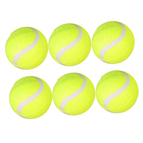 CLISPEED 6st Kinder Tennisbälle Harter Tennisball Tennis Trainer Ball Outdoor-sportbälle Gelber Tennisball Tennisbälle Für Hunde Jumbo-Tennisball Tennistrainer Zubehör Trainingsball Schwer CLISPEED 6st Kinder Tennisbälle Harter Tennisball Tennis Trainer Ball Outdoor-sportbälle Gelber Tennisball Tennisbälle Für Hunde Jumbo-Tennisball Tennistrainer Zubehör Trainingsball Schwer von CLISPEED