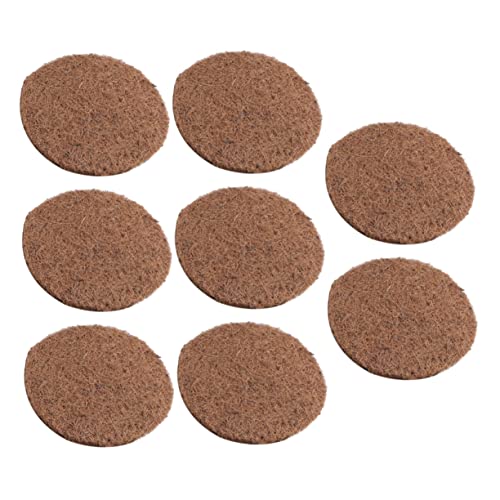 CLISPEED 8 Stück Tauben-Waste Nest Pad Nistpolster Taubennest Pads Nistplatz Nestunterlagen Für Vögel Haustier Braune Taubeneiermatte Vogel-Ei-pad Tauben-Ei-Matte Vogelnestmatte Kokos von CLISPEED