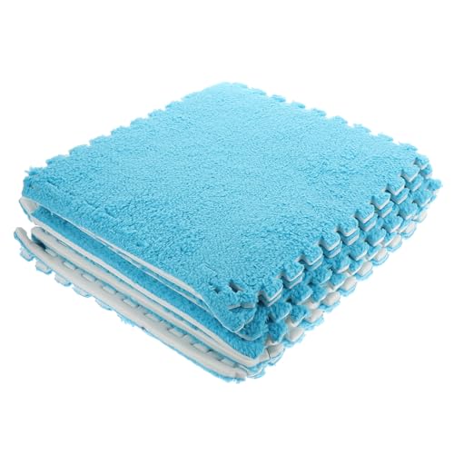 CLISPEED 8 Stück Teiliges Kleintierbett aus Waschbarem Eva und Wiederverwendbare Hamster und Meerschweinchen Käfigeinlage Spliced Fleece Matte Warmes Winter Polster für Kleine Haustiere von CLISPEED