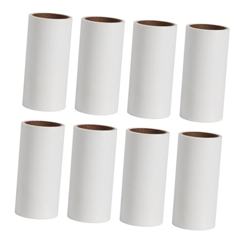 CLISPEED 8Stücke Klebriges Fusselrollenpapier für Kleidung Wiederverwendbare Hochtemperaturbeständige Staubentferner für Mäntel Anzüge Teppiche und Autositze Stark und Langlebig von CLISPEED