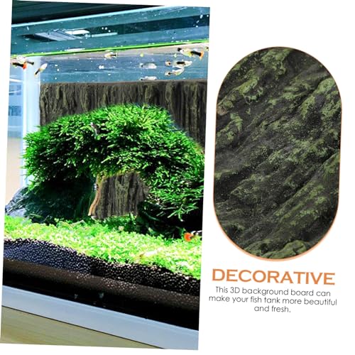 CLISPEED Aquarium Hintergrund Dekoration PU Steinoptik Reptilien Terrarium Rückwand Langlebig Naturgetreu für Fisch und Schildkrötenbecken CLISPEED Aquarium Hintergrund Dekoration PU Steinoptik Reptilien Terrarium Rückwand Langlebig Naturgetreu für Fisch und Schildkrötenbecken von CLISPEED
