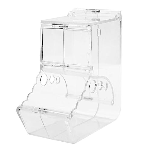 CLISPEED Automatischer Futterspender für Hamster Transparenter Futterbehälter Auslaufsicherer für Kleintiere Einfach zu Reinigen Geeignet für Meerschweinchen und Igel CLISPEED Automatischer Futterspender für Hamster Transparenter Futterbehälter Auslaufsicherer für Kleintiere Einfach zu Reinigen Geeignet für Meerschweinchen und Igel von CLISPEED