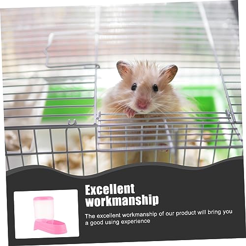 CLISPEED Automatischer Hamster Futterspender mit Drehmechanismus Transparenter Nachfüllbarer Futterbehälter Große Kapazität Leicht zu Reinigen Geeignet für Hamster und Igel Zeitsparendes von CLISPEED