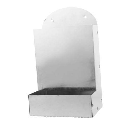 CLISPEED Automatischer Hühnerfutterspender Metall Wandhalterung Wetterfester Futtertrog für Geflügelsupplement Hühnerfutterspender mit Kontinuierlicher Nährstoffversorgung CLISPEED Automatischer Hühnerfutterspender Metall Wandhalterung Wetterfester Futtertrog für Geflügelsupplement Hühnerfutterspender mit Kontinuierlicher Nährstoffversorgung von CLISPEED