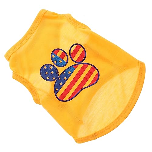 CLISPEED Bequeme Hundekleidung atmungsaktives Haustierhemd Kühlweste Hunde -Tanktops für kleine Hunde Kühlung Hundehemden Dog Costume hundeweste Welpen Weste Katzenweste Baumwolle von CLISPEED