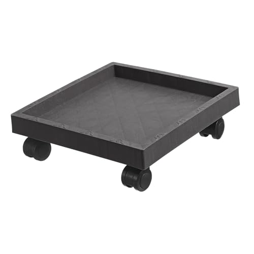 CLISPEED Blumentopf Tablett Drainage quadratische Blumentopfrollen schwarz mehrere Inhaber blumenkübel untersetzer blumentopfuntersetzer Blumentopfständer mit Rad Topftablett mit Rad Grey CLISPEED Blumentopf Tablett Drainage quadratische Blumentopfrollen schwarz mehrere Inhaber blumenkübel untersetzer blumentopfuntersetzer Blumentopfständer mit Rad Topftablett mit Rad Grey von CLISPEED