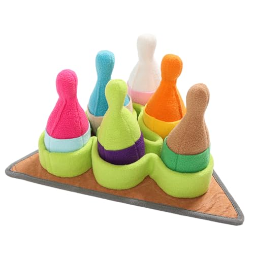 CLISPEED Bowlingkugel-schnüffelmatte Für Ball Hund Schnüffeln Matte Groß Schnüffelpad Welpe Schnuppern Schüssel Tragbare Schnüffelmatte Hundezubehör Colorful Polarfleece von CLISPEED