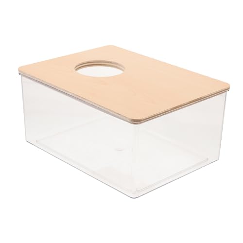 CLISPEED Hamster Sandbad Box Transparente Badewanne Für Kleintiere Für Hamster Und Meerschweinchen Einfach Zu Reinigen Kreatives Design Für Spiel Und Entspannung Mit Praktischer CLISPEED Hamster Sandbad Box Transparente Badewanne Für Kleintiere Für Hamster Und Meerschweinchen Einfach Zu Reinigen Kreatives Design Für Spiel Und Entspannung Mit Praktischer von CLISPEED