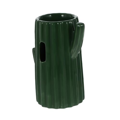 CLISPEED Cactus Flaschenhalter Chinchilla-wasserflasche Flaschenhalter Für Hamster Trinken Wasserflaschenständer Für Haustiere Wassernapfhalter Flaschenregal Für Hamster Keramik Green von CLISPEED