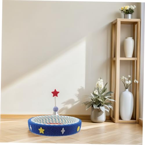 CLISPEED Cat Scratcher Bowl mit Sternenmuster Langlebiges Sisal Katzenbett Gemütliche Katzenlounge für Drinnen Schützendes Kratzbrett und Rückzugsort für Katzen CLISPEED Cat Scratcher Bowl mit Sternenmuster Langlebiges Sisal Katzenbett Gemütliche Katzenlounge für Drinnen Schützendes Kratzbrett und Rückzugsort für Katzen von CLISPEED
