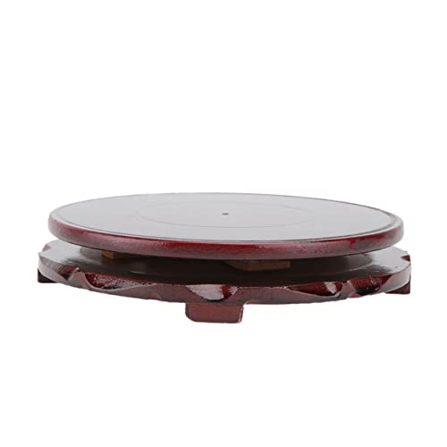 CLISPEED Drehbarer Blumentopfsockel Runder Standfuß für Pflanzen Dekoration und Aquarien und Leicht zu Reinigen für Drinnen und Draußen von CLISPEED