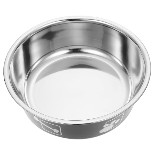 CLISPEED Edelstahl Hundenapf XL rutschfest mit Großem Fassungsvermögen Stabile Futterschale für Hunde und Katzen Leicht zu Reinigen Robustes Futter Wassernapf für Haustiere CLISPEED Edelstahl Hundenapf XL rutschfest mit Großem Fassungsvermögen Stabile Futterschale für Hunde und Katzen Leicht zu Reinigen Robustes Futter Wassernapf für Haustiere von CLISPEED