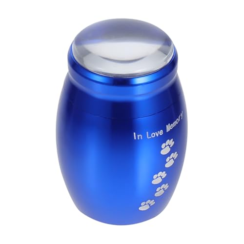 CLISPEED Edelstahl Tierurne für Haustierasche Langlebige Korrosionsbeständige Urne mit Einfachem Design Stabile Struktur Personalisierbare Aschebox für Hunde und Katzen Pfotenabdruck Motiv CLISPEED Edelstahl Tierurne für Haustierasche Langlebige Korrosionsbeständige Urne mit Einfachem Design Stabile Struktur Personalisierbare Aschebox für Hunde und Katzen Pfotenabdruck Motiv von CLISPEED