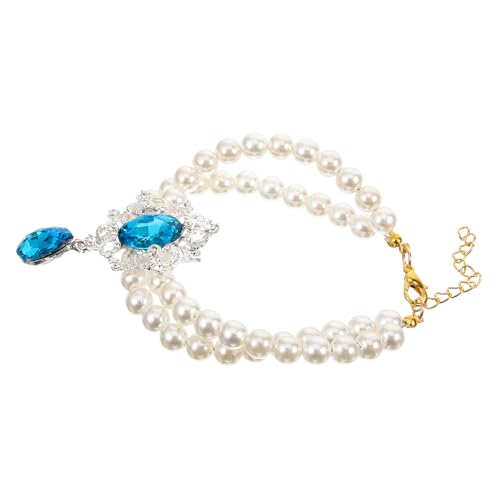CLISPEED Einstellbares Haustier Perlenkette für Hunde Dekoratives Schmuck Accessoire Verstellbar Verschleißfest Geeignet für Kleine Tiere Party und Alltag CLISPEED Einstellbares Haustier Perlenkette für Hunde Dekoratives Schmuck Accessoire Verstellbar Verschleißfest Geeignet für Kleine Tiere Party und Alltag von CLISPEED