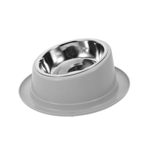 CLISPEED Erhöhter Edelstahl Katzennapf mit Schrägem Ergonomischem Design rutschfeste Futterschale für Katzen und Kleine Hunde Schützt Hals für Feucht- und Trockenfutter CLISPEED Erhöhter Edelstahl Katzennapf mit Schrägem Ergonomischem Design rutschfeste Futterschale für Katzen und Kleine Hunde Schützt Hals für Feucht- und Trockenfutter von CLISPEED