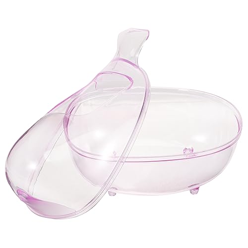 CLISPEED Hamstertoilette Transparentes Hamstersandbad für Kleintiere Mehrzweck Sandbad Kasten Haustierbedarf Hamsterzubehör von CLISPEED