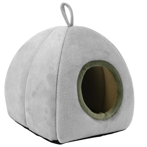 CLISPEED Hamster Plüsch Schlafhaus Gemütliches Winterbett für Kleine Haustiere Warmes Nest für Hamster und Andere Kleintiere Rückzugsmöglichkeit für Süße Tiere Xs von CLISPEED